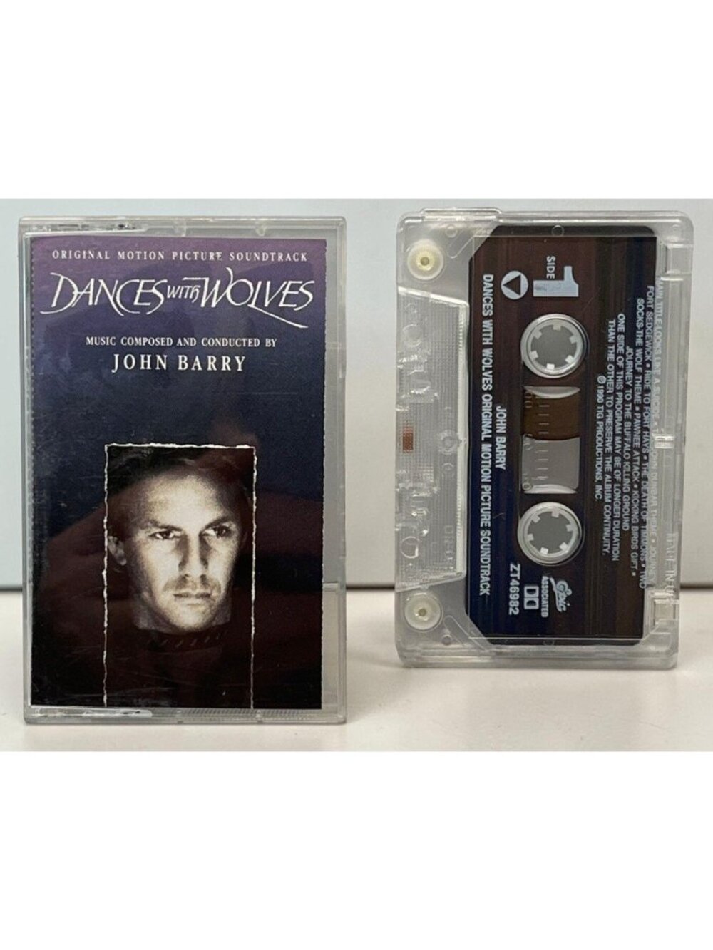 Dances With Wolves Movie Soundtrack Cassette John Barry 1990 Epic Records OMPS